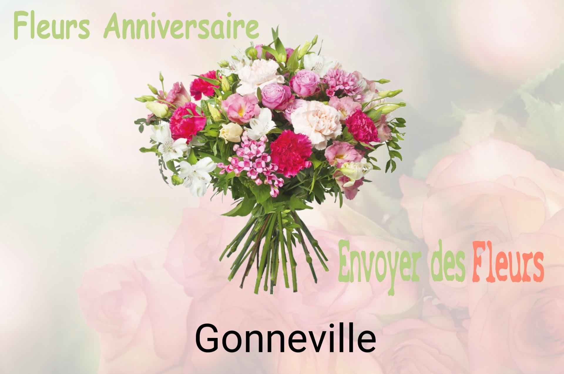 Bouquet de fleurs d’anniversaire livré à Gonneville
