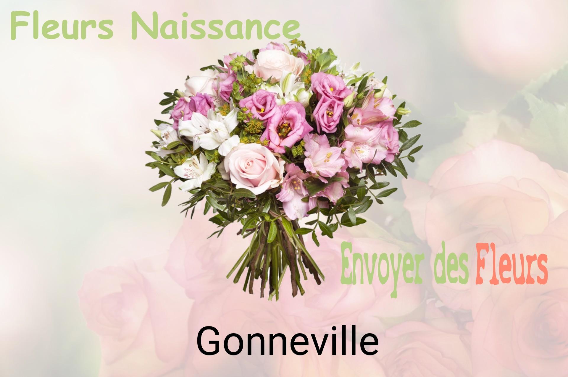 Bouquet de fleurs de naissance livré à Gonneville
